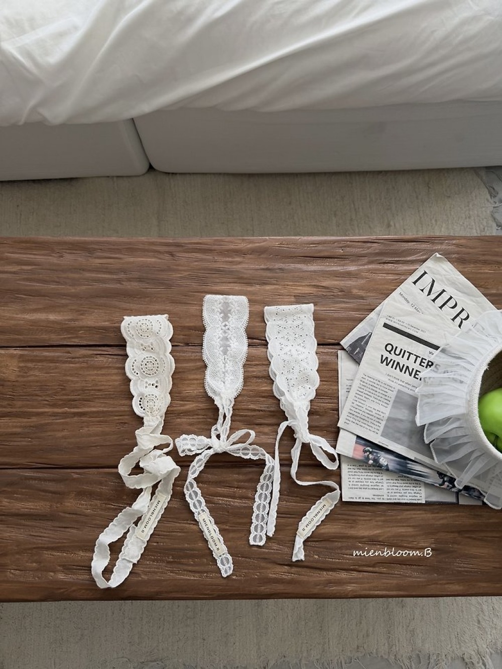 Bloom.b48｜(0m-18m) 蕾絲髮帶