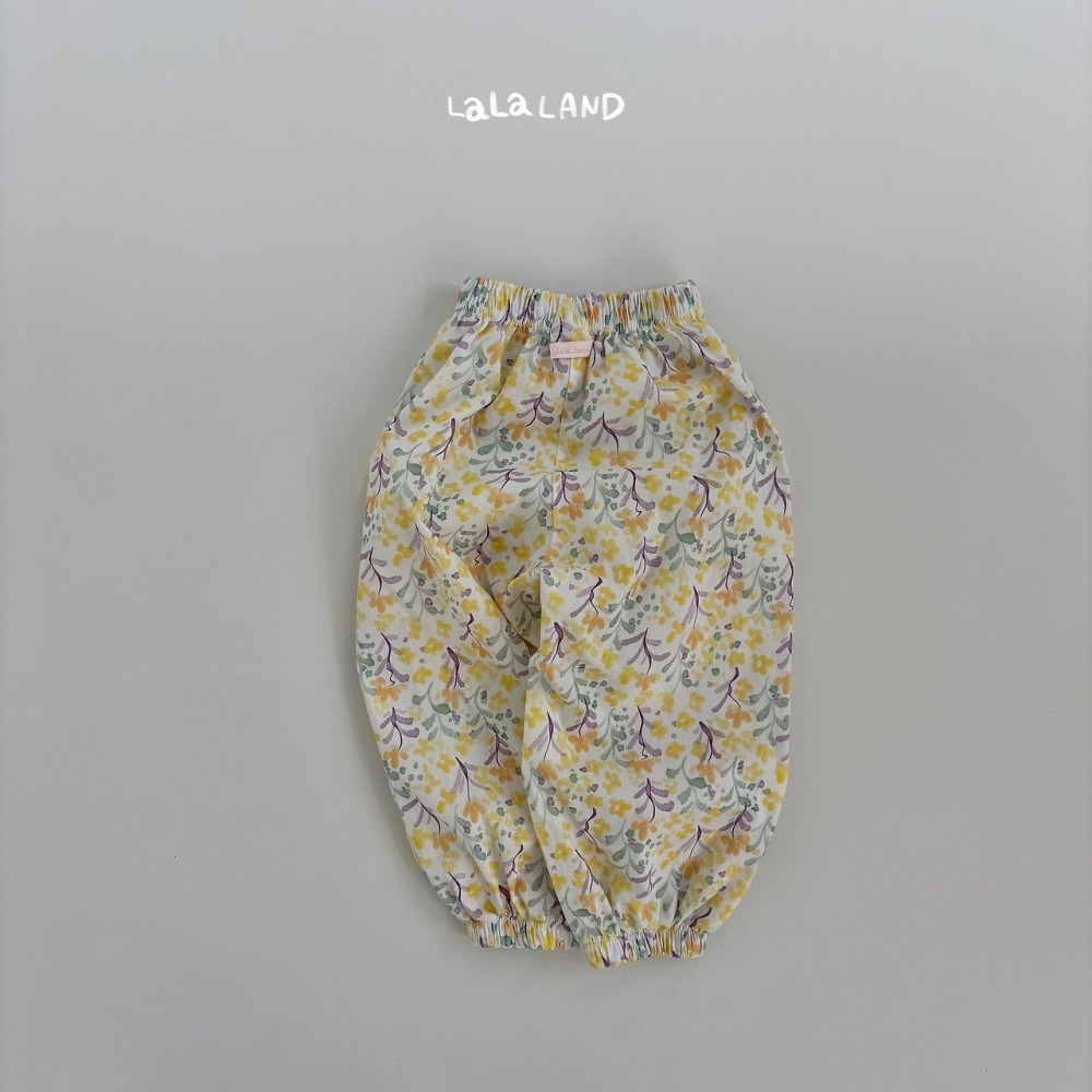 lala land70｜(75-120cm) 2色草莓格紋/碎花縮口褲