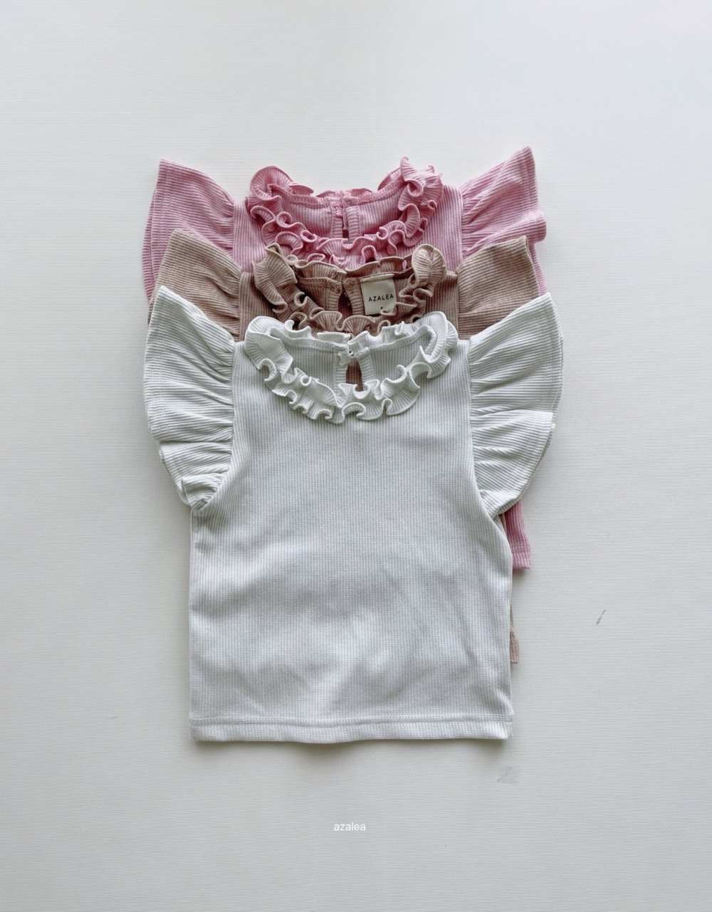 Azalea19｜(85-118cm) 蝴蝶袖花邊衣