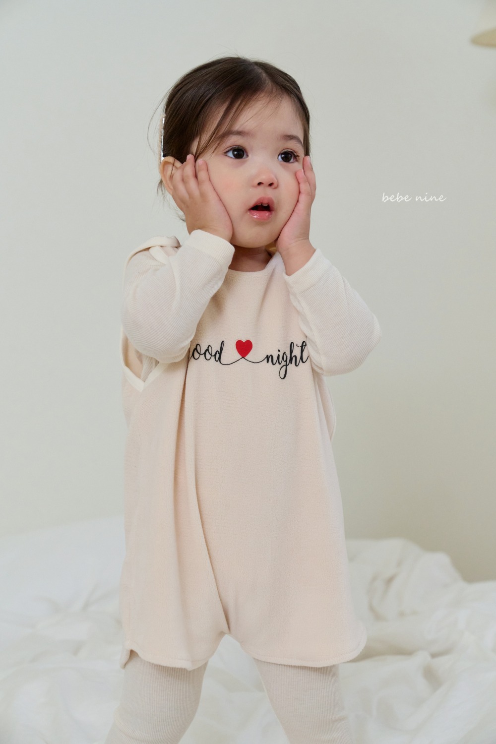 bebe nine49 (75cm-105cm) 2色晚安防踢背心