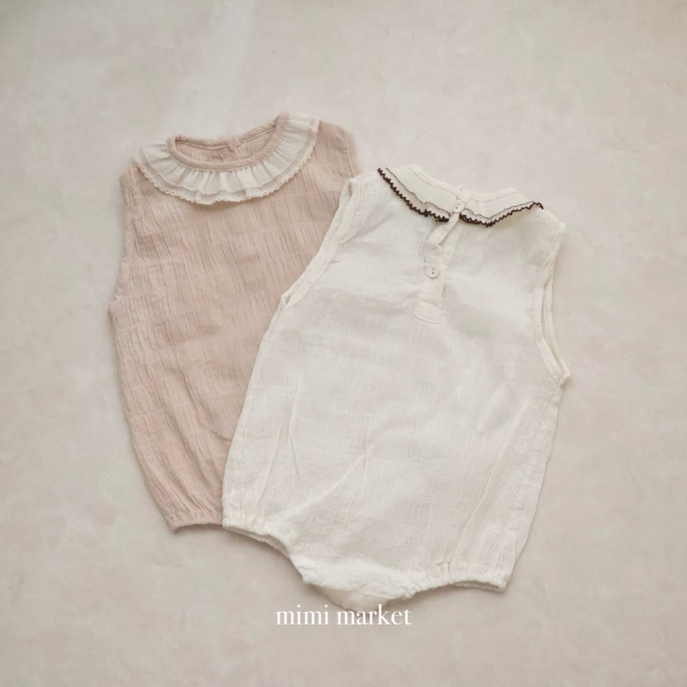 mimi market19 (75-85cm)  皺皺無袖套裝