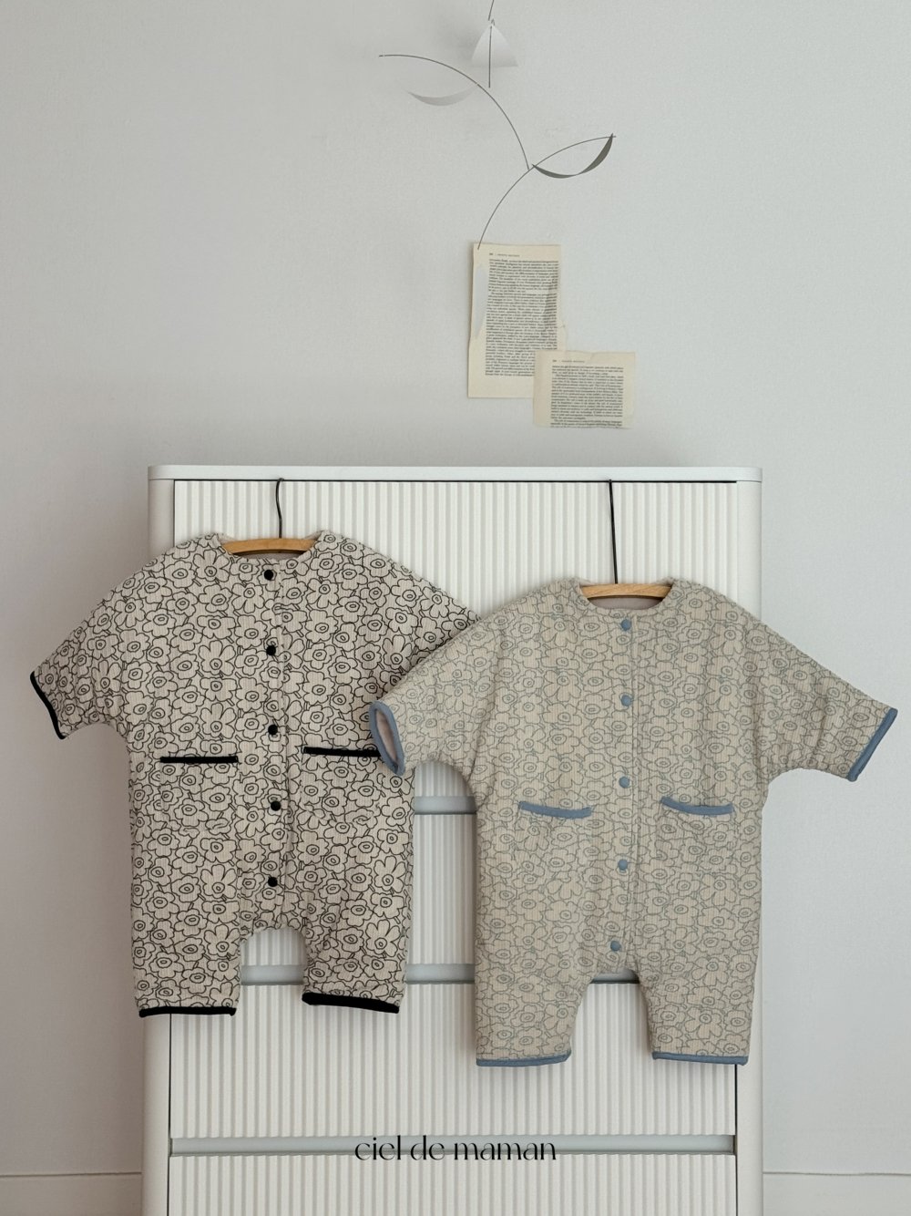 Cieldemaman03｜(6M~15M)  2色小碎花連身服