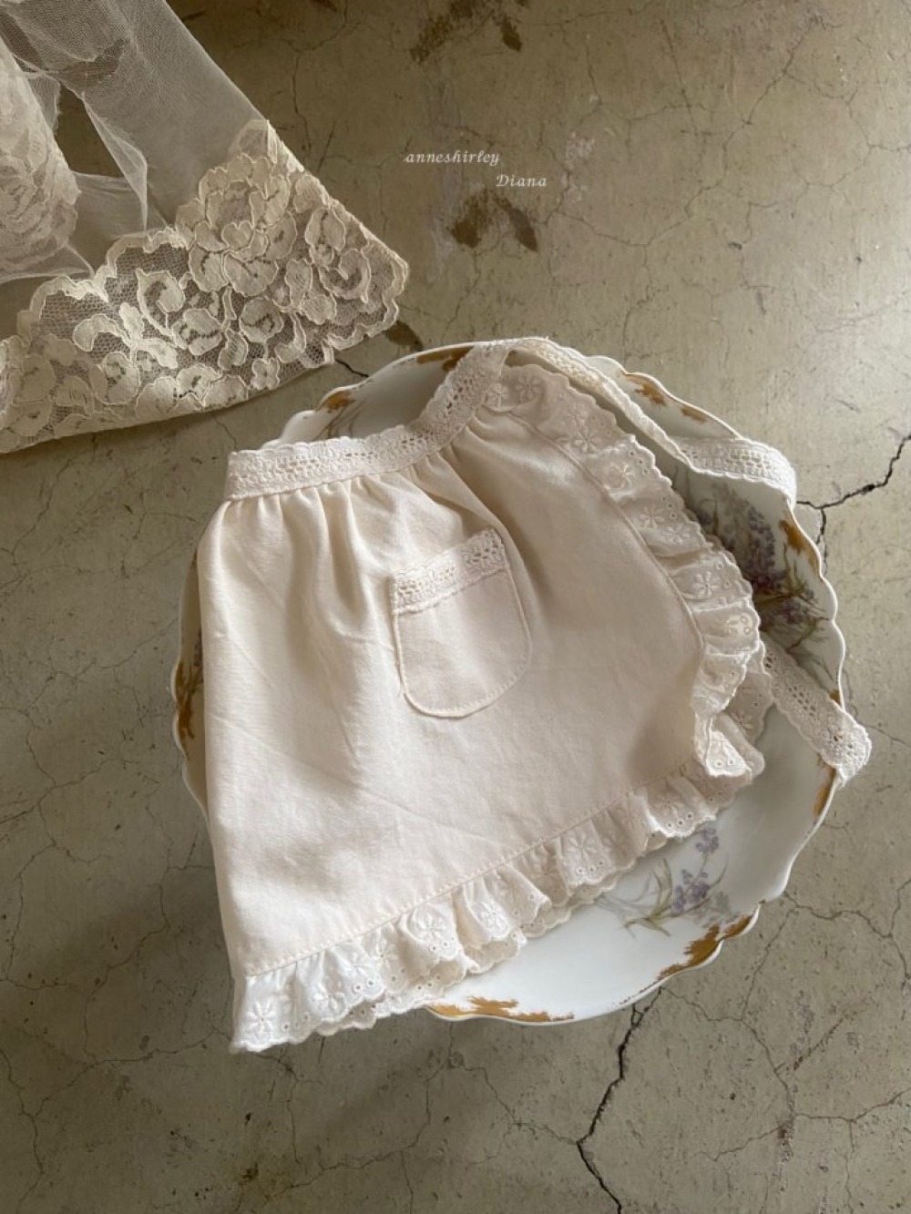 Anne Shirley19｜(free) 1色蕾絲花邊圍裙