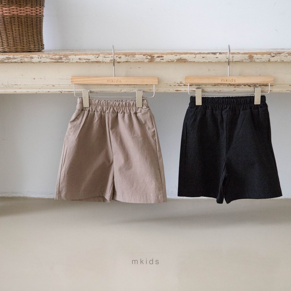M-KIDS05｜(65-115cm) 棉質短褲