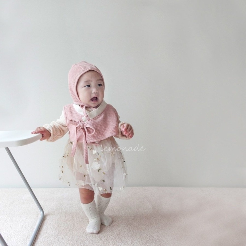 LEMONADE24｜(55cm-85cm) 2色韓服套裝含帽子