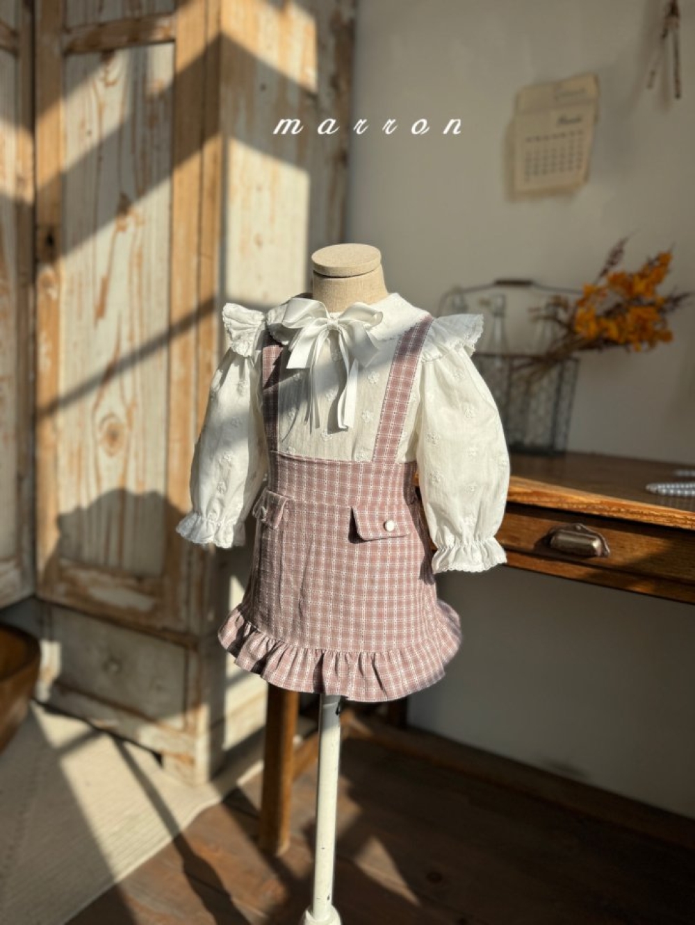 Marron43｜(free) 蝴蝶緞帶胸針