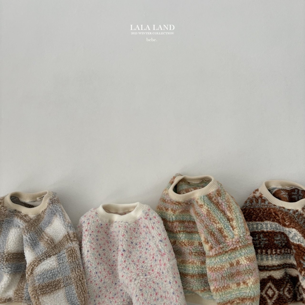 lala land34｜(60cm-83cm) 4色北歐風刷毛上衣