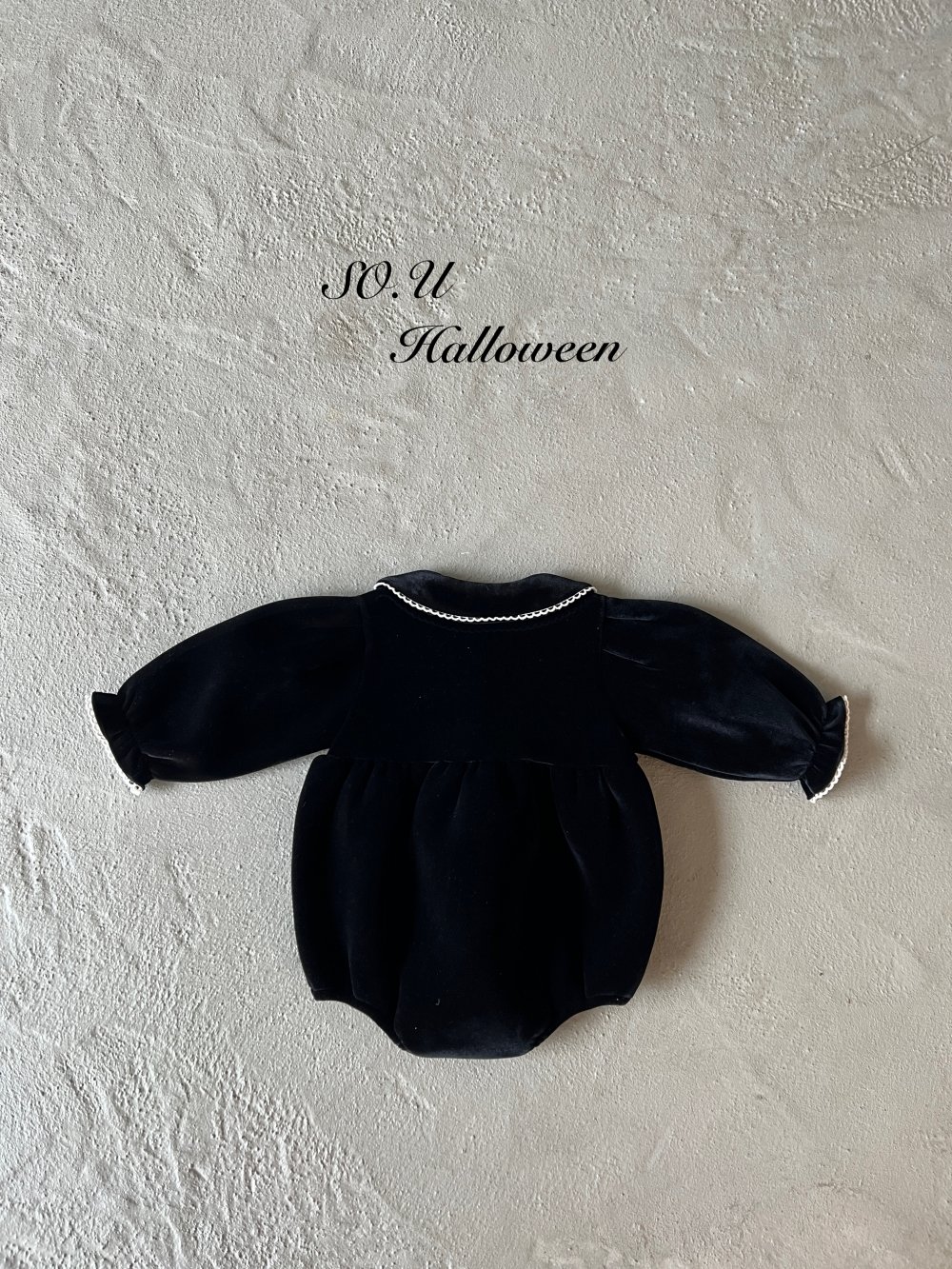 SO.U23｜(12m-18m)  絨毛翻領包屁衣