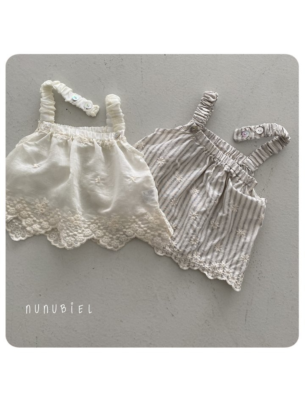 NUNU BIEL33|(75-115cm) 緹花細肩上衣 NUNU BIEL33|(75-115cm) 緹花細肩上衣