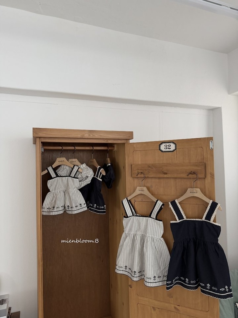 Bloom.b36｜(55cm-118cm) 蕾絲滾邊吊帶背心