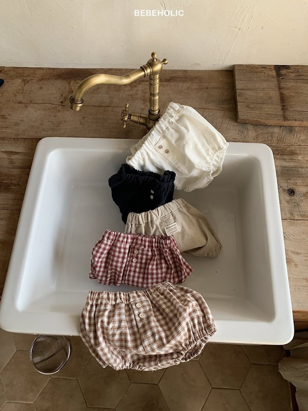 Bebe holic11｜(3m-18m) 百搭包屁褲