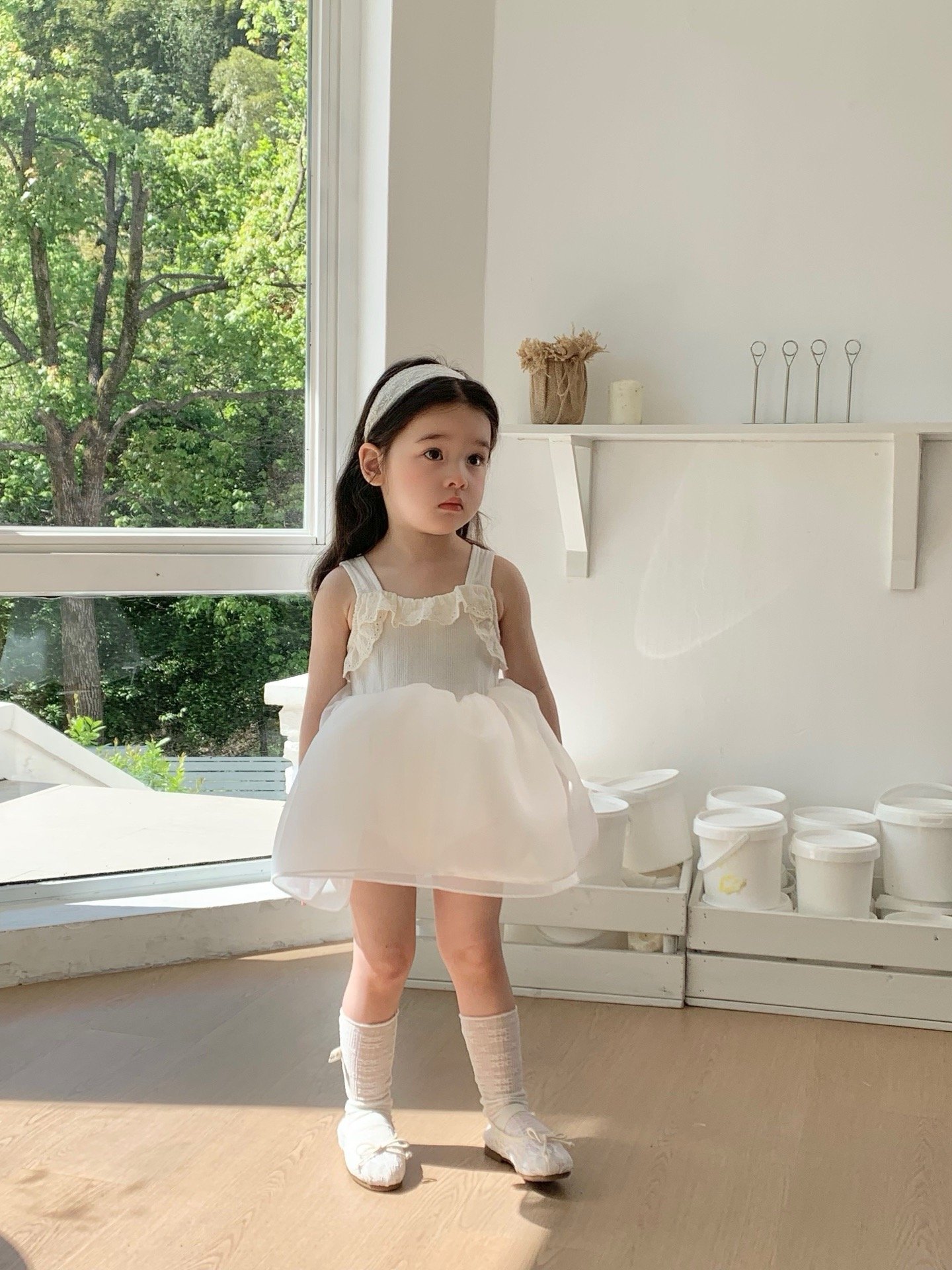 JE38｜(66-120cm) 無袖蕾絲花邊包屁衣/洋裝