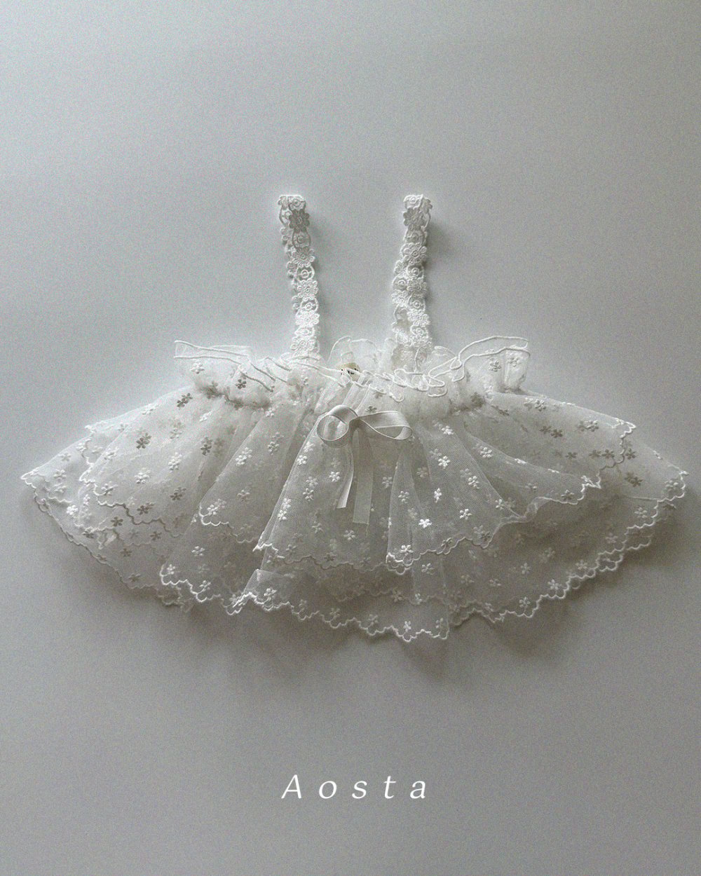 AOSTA64｜(Free) 2款蕾絲吊帶蛋糕裙