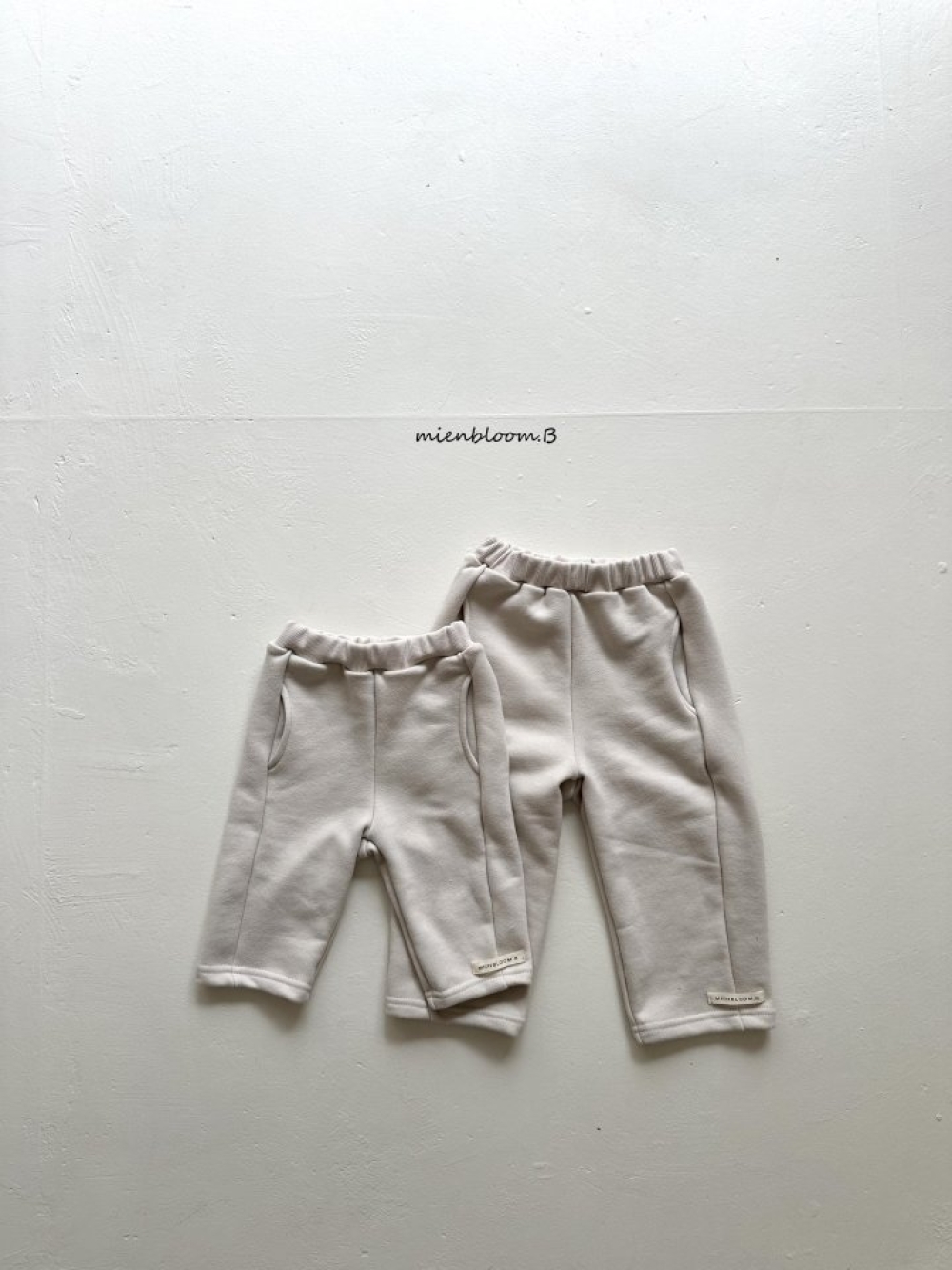 Bloom.b24｜(0m-24m/85cm-125cm) 簡約褶撊休閒長褲