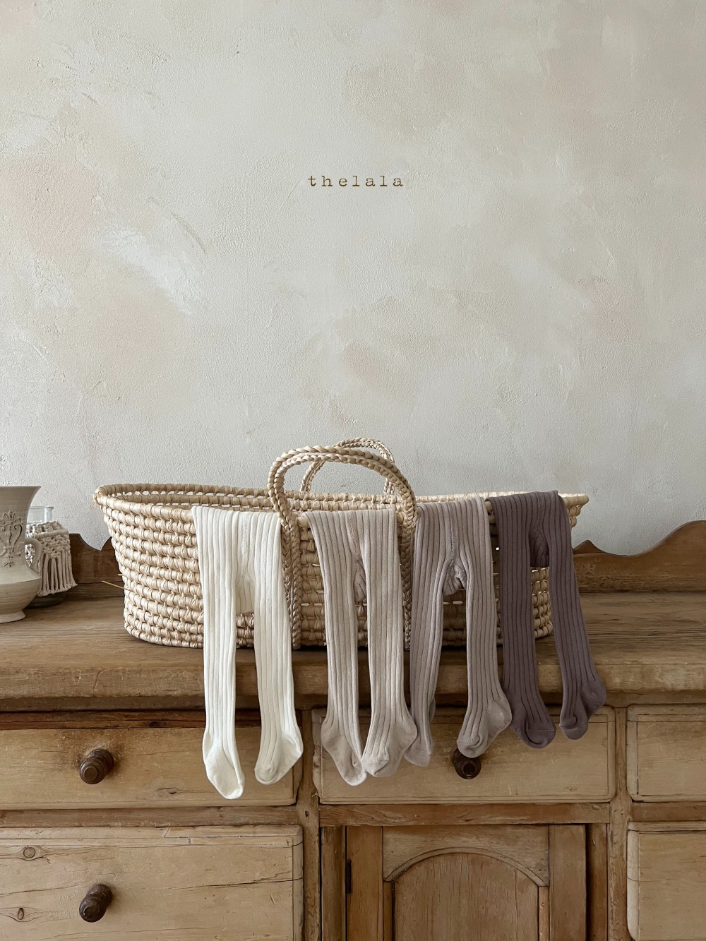 thelala｜ (1y-6y) 羅紋褲襪