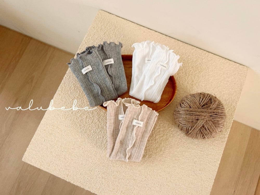 Valubebe 87｜(Free) 木耳邊抓皺襪