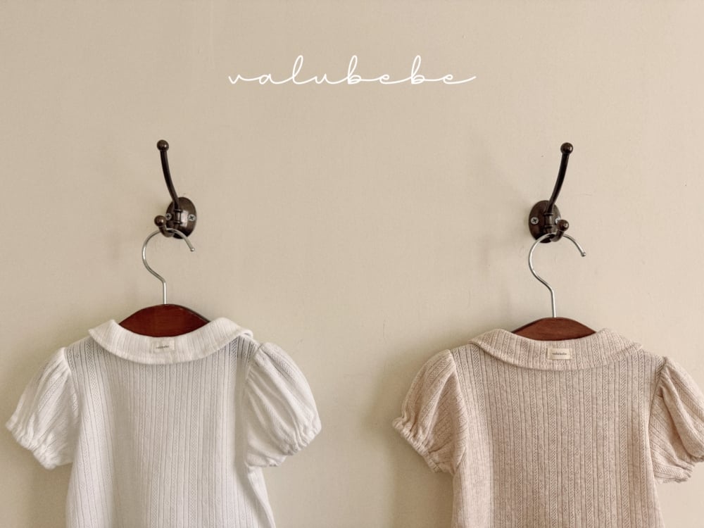 Valubebe 63｜(65-90cm) 翻領泡泡袖上衣