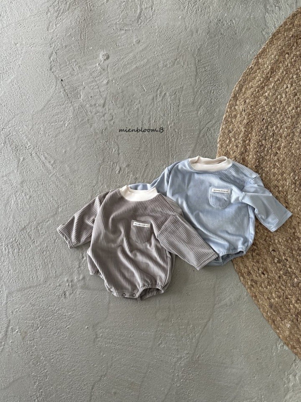 Bloom.b17｜(0m-24m) 絲絨口帶包屁衣