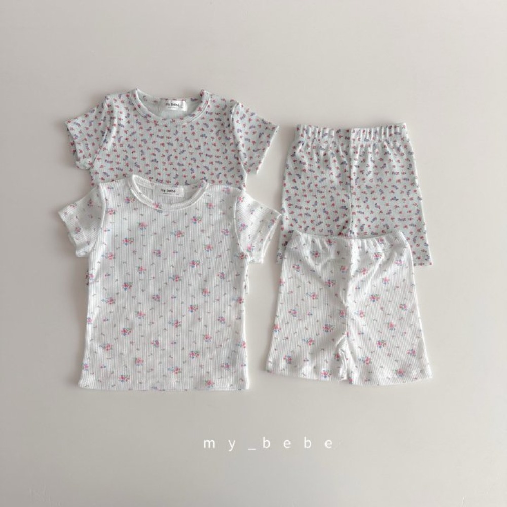my_bebe23｜(80-120cm) 碎花家居服組