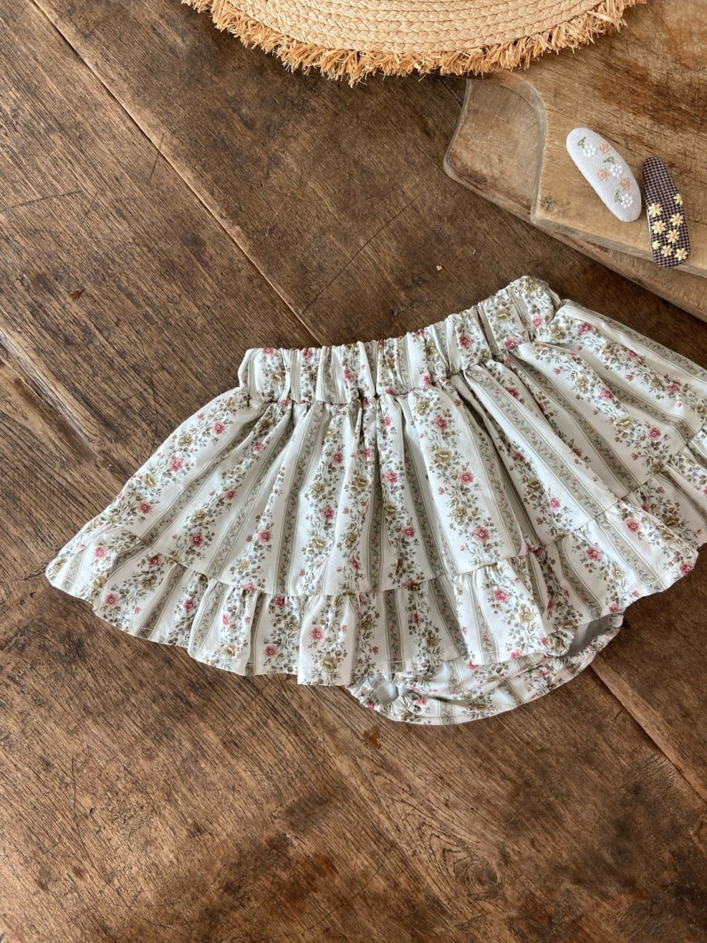 Anne Shirley22｜(3m-22m) 1色田園碎花包屁裙
