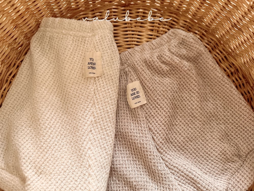 Valubebe16｜(65-90) 針織五分褲