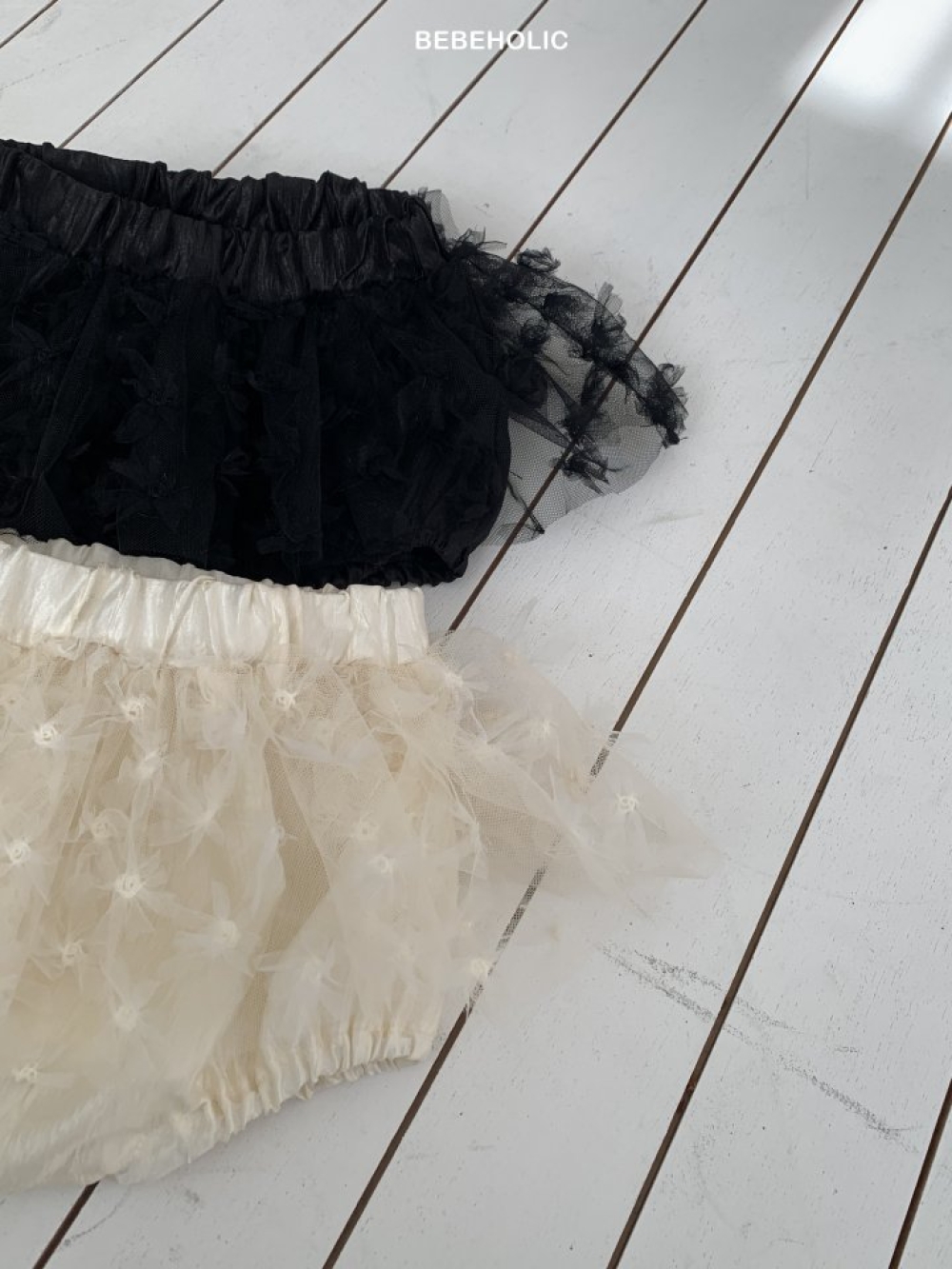Bebe holic49｜(6m-18m) 薄紗裙包屁褲