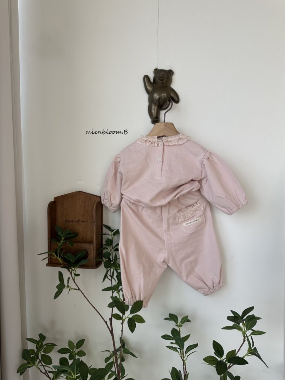 Bloom.b13｜(0m-7y) 蕾絲口袋縮口褲