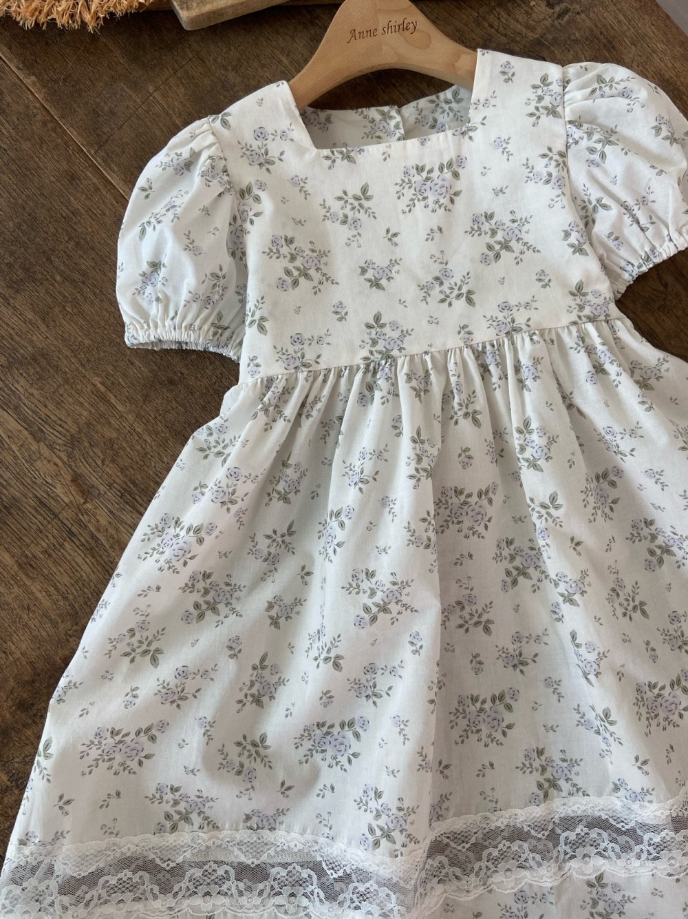 Anne Shirley15｜(1y-5y) 2色碎花方領洋裝