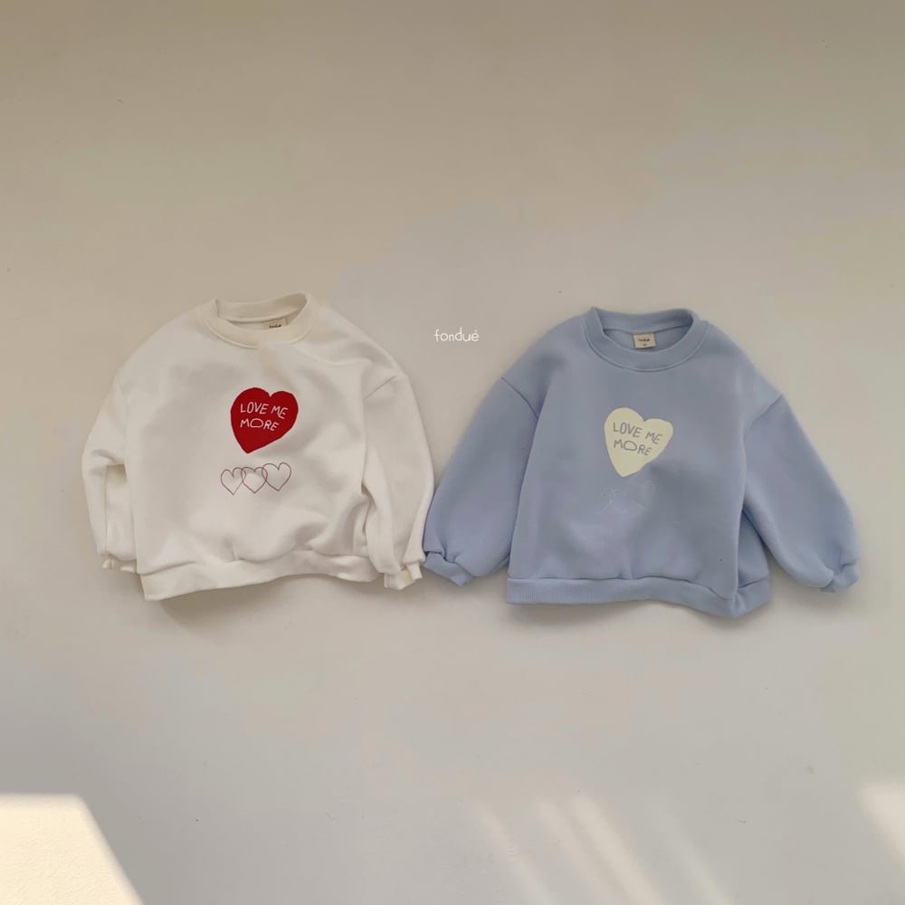 Fondue 16｜(65cm-120cm)  愛心休閒上衣