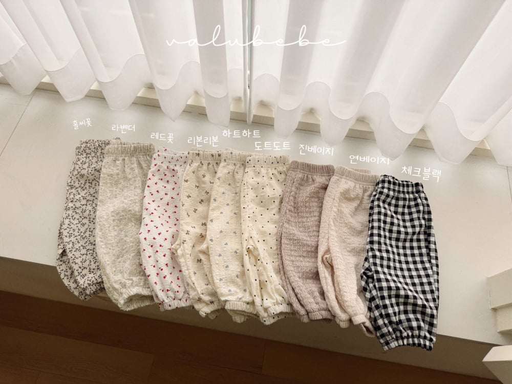 Valubebe 12｜(65-90cm) 夏季壓花褲