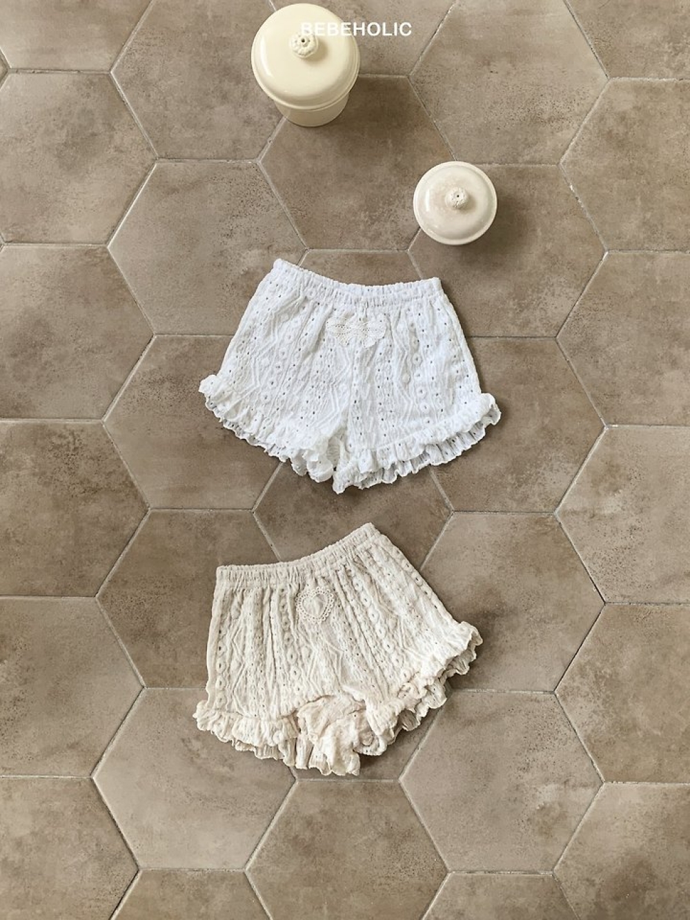 Bebe holic07｜(3m-18m) 可愛荷葉邊褲