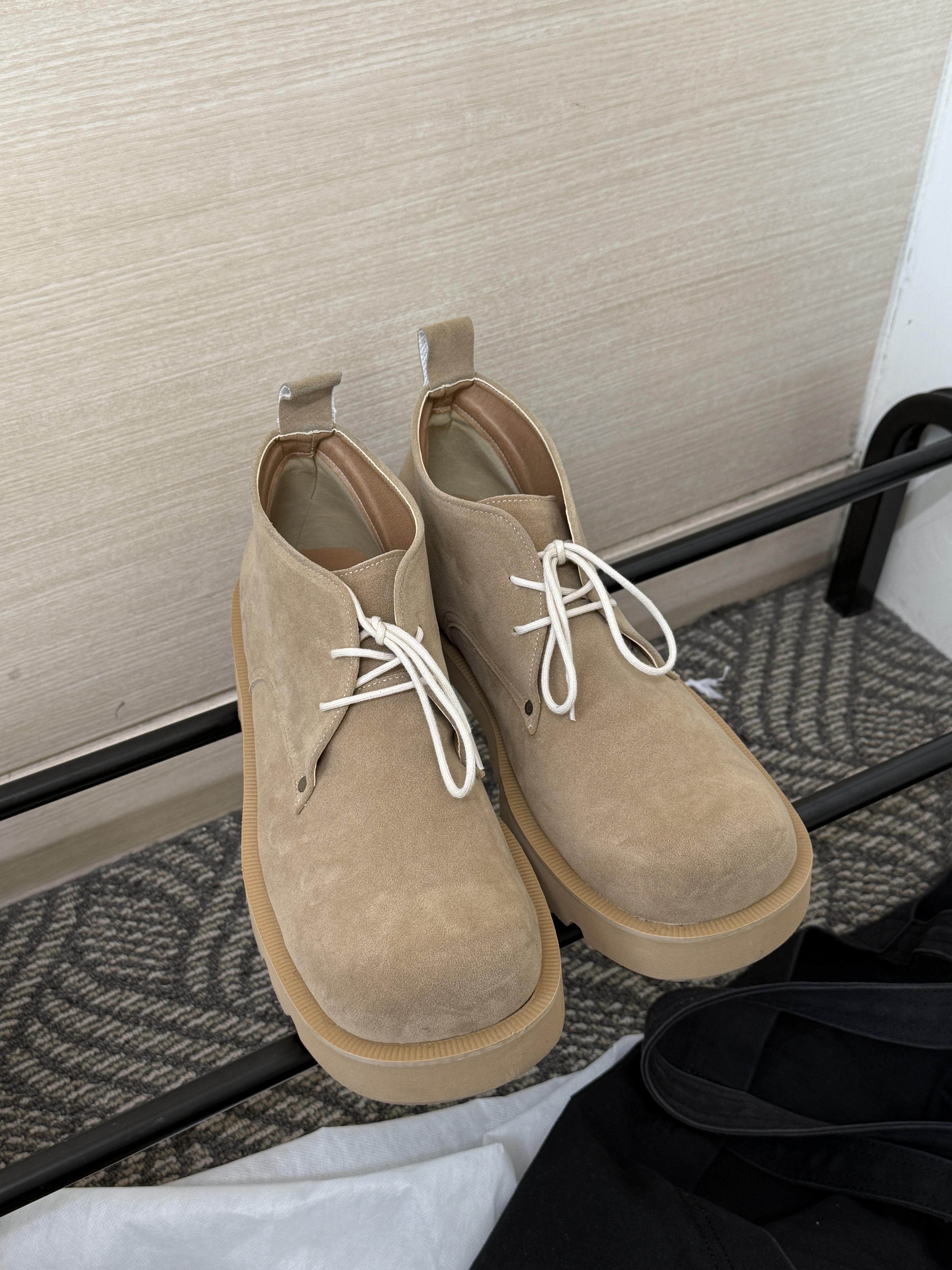 薩哈拉沙摸 高檔沙色 高筒 工靴 - 1C