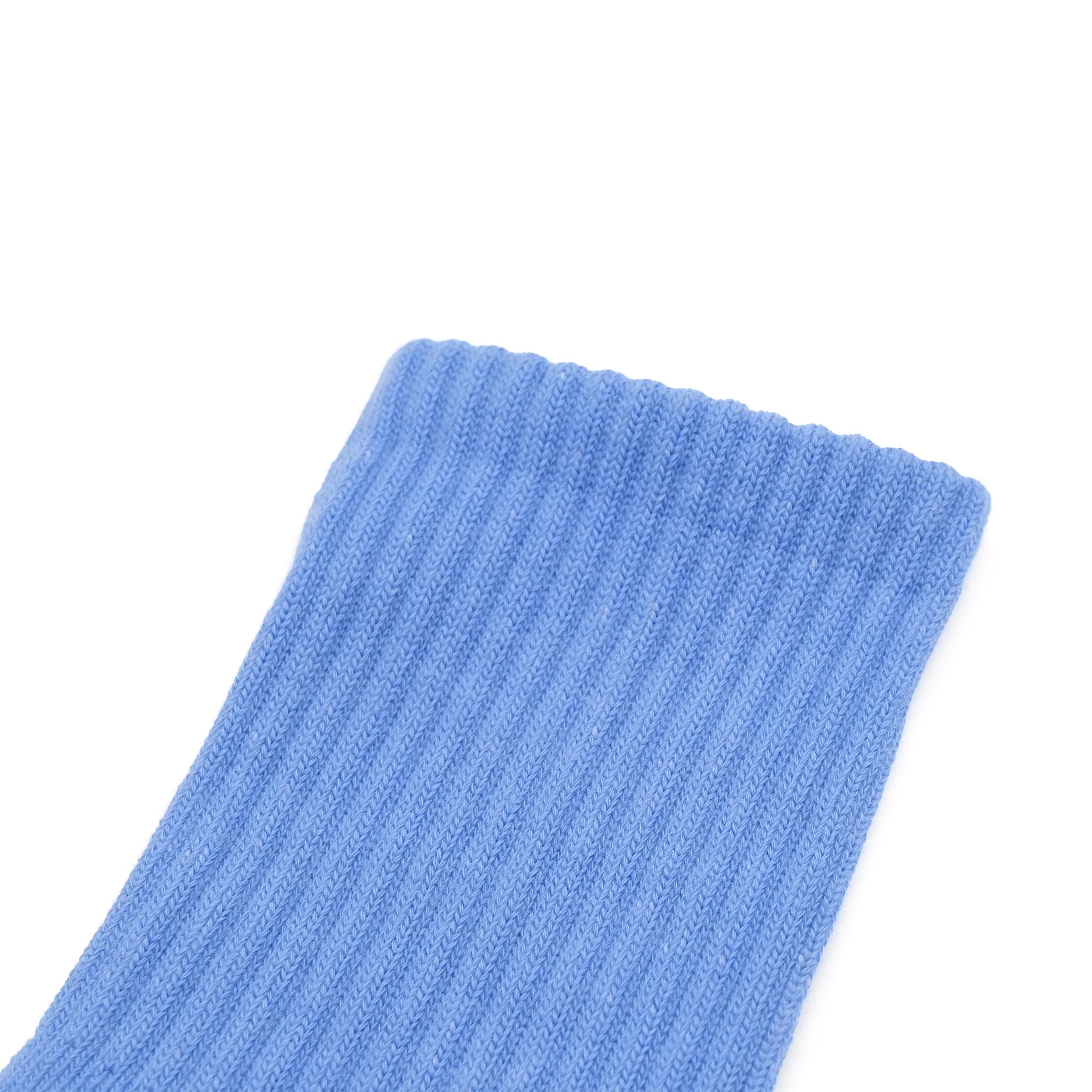 寶石藍 - DAILY MID CREW 素色棉長襪