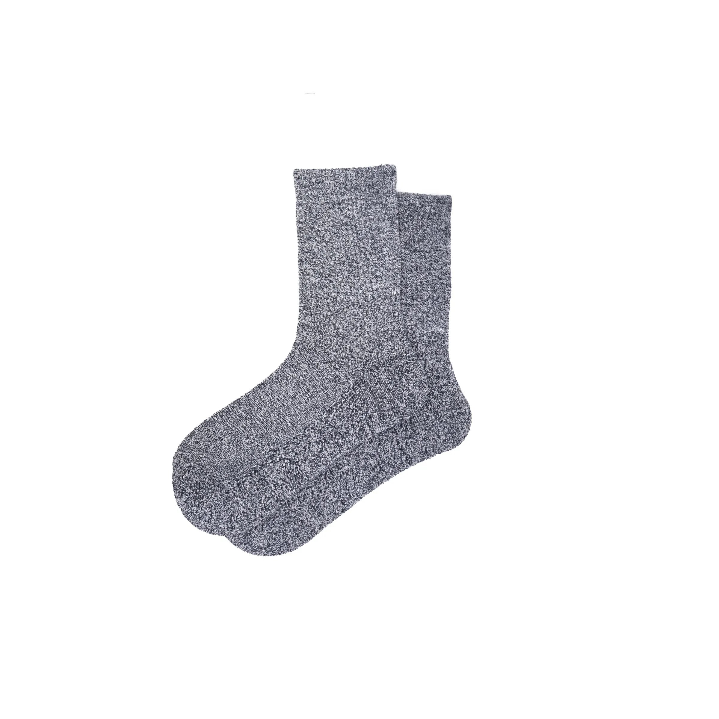 [ Cushion ] 氣墊中筒長襪 (麻花黑)