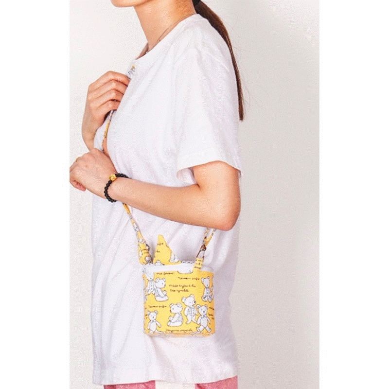 可愛滾筒狀網子透氣外出包