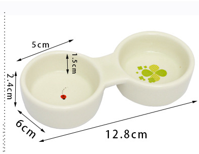 日本進口雙圓食盆陶瓷