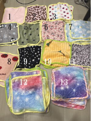 超柔軟包邊羊羔布 24*24