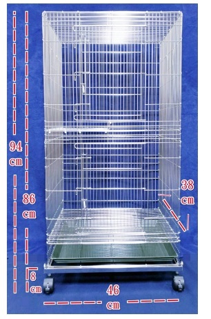304不鏽鋼1.5呎 (二層) 籠子