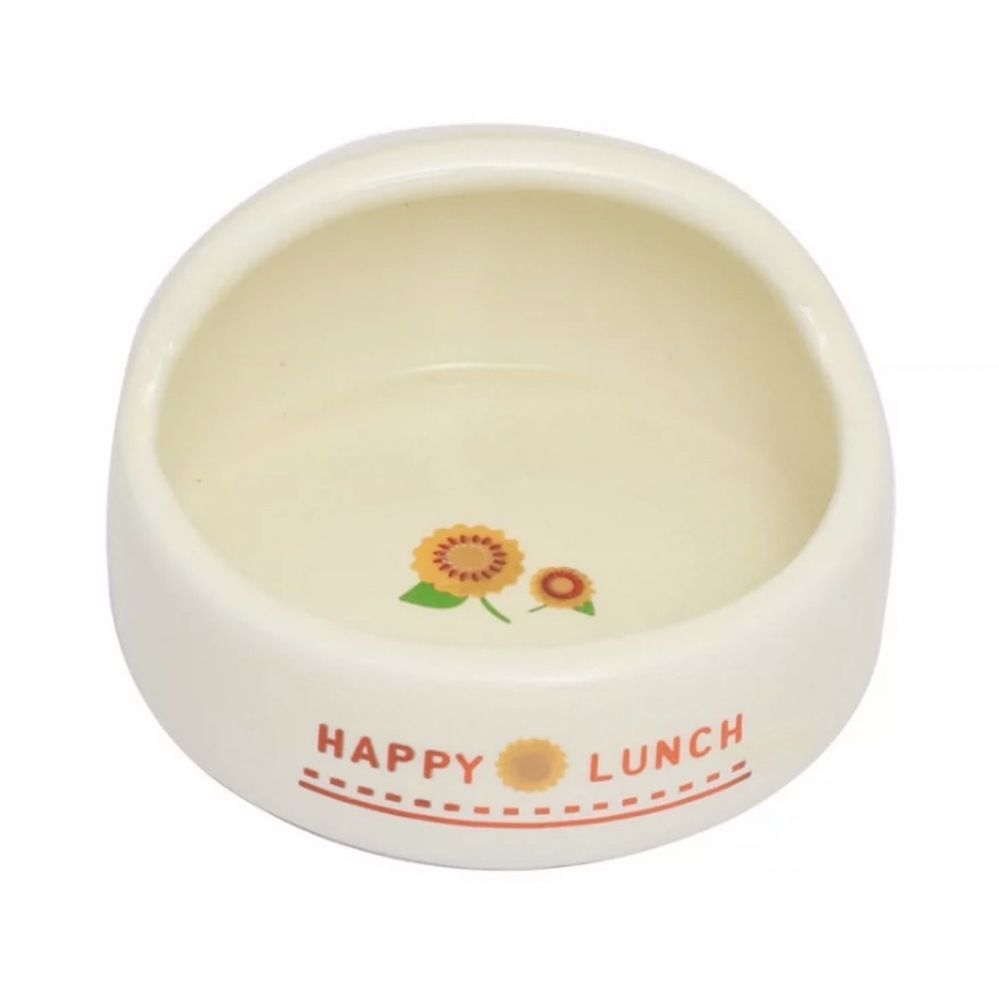 日本進口HAPPY LUNCH可愛圓形碗