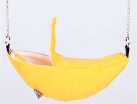 絨布可愛香蕉窩