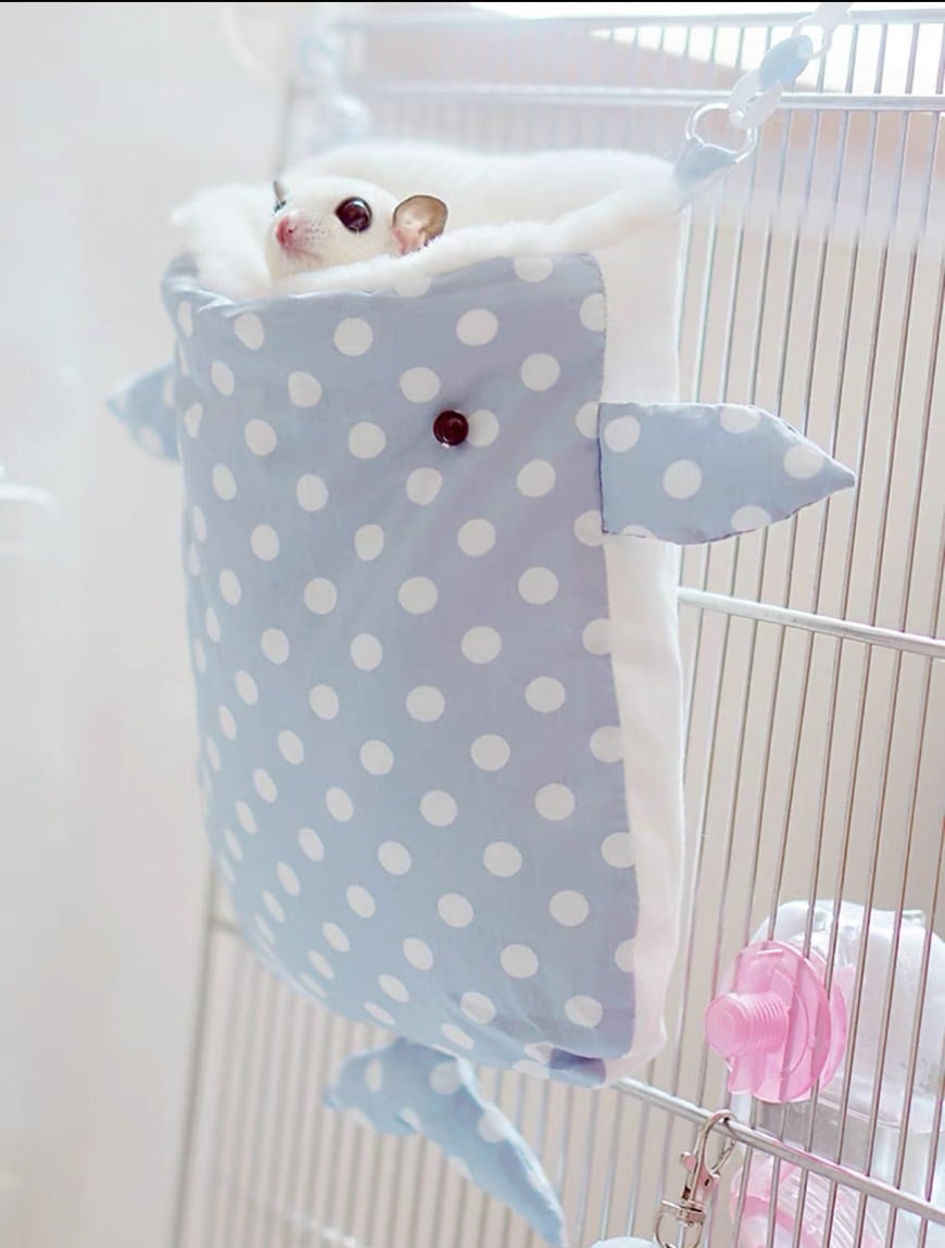 鲸鲨吃掉蜜袋鼯睡窩19*19(+尾巴22)公分