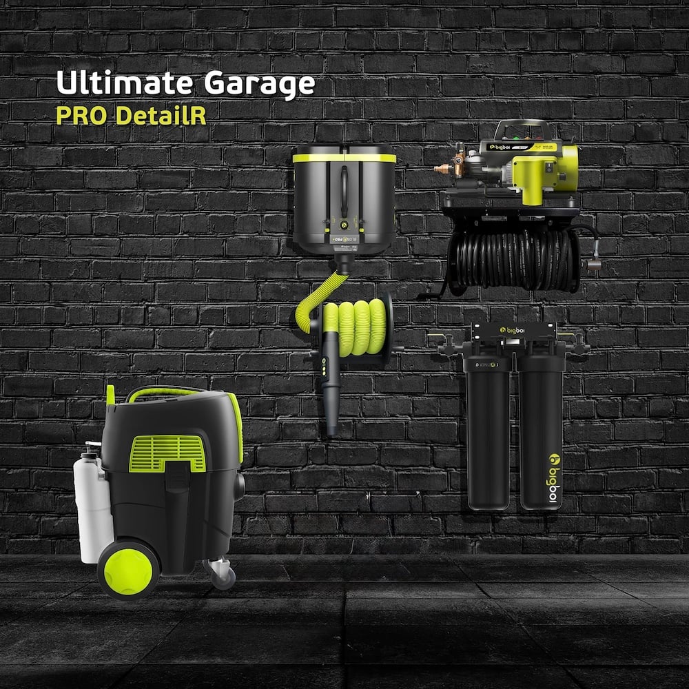 澳洲 bigboi Ultimate Garage PRO 全套組 含 高壓清洗機 軟水系統 吹風機 乾濕噴吸塵器