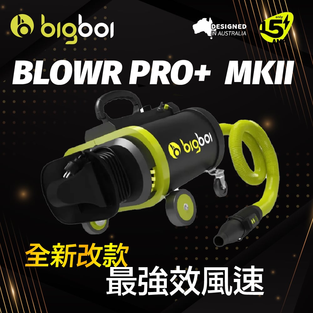 澳洲 bigboi 全新進化版 雙馬達乾燥吹風機 2025 bigboi PRO+ MK2 澳洲原裝進口 PRO PLUS MK2
