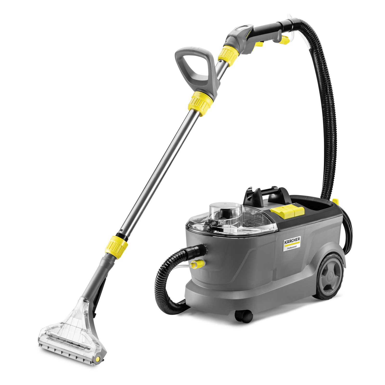 KARCHER 德國凱馳 加大型地毯絨布清洗機 PUZZI 10/1 *德國凱馳台灣公司貨*  專業型噴抽式清潔機 | 附地板/沙發扒頭 | 商用地毯與布料沙發清洗機
