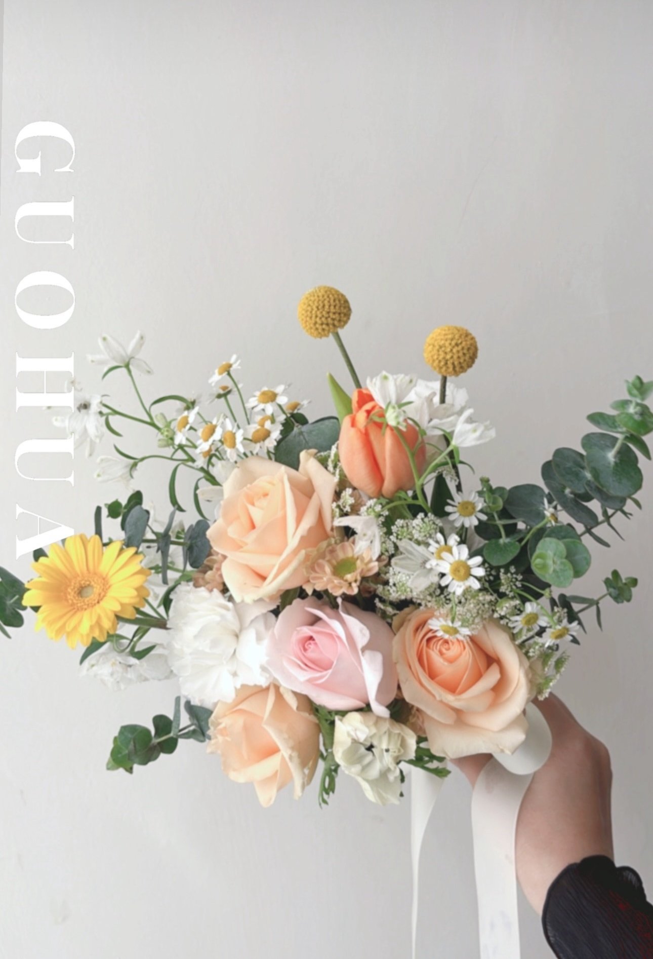 Ｂ方案｜菓花韓式手捧花｜