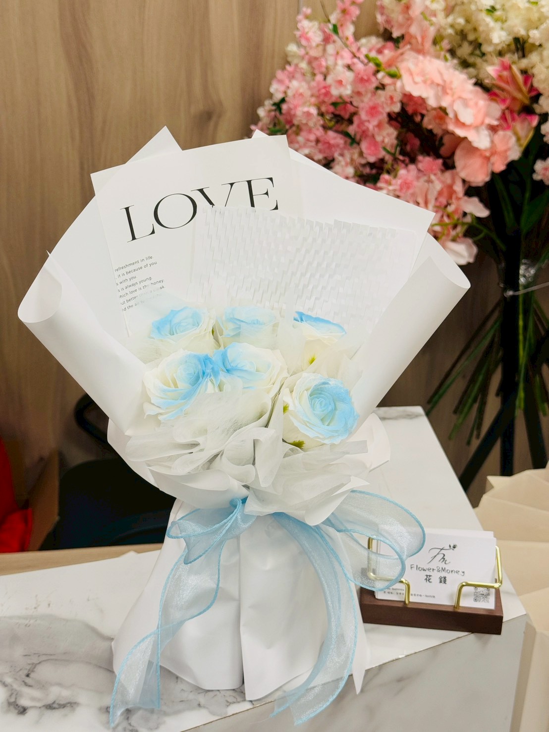 『現貨』六朵噴色小資香氛花束