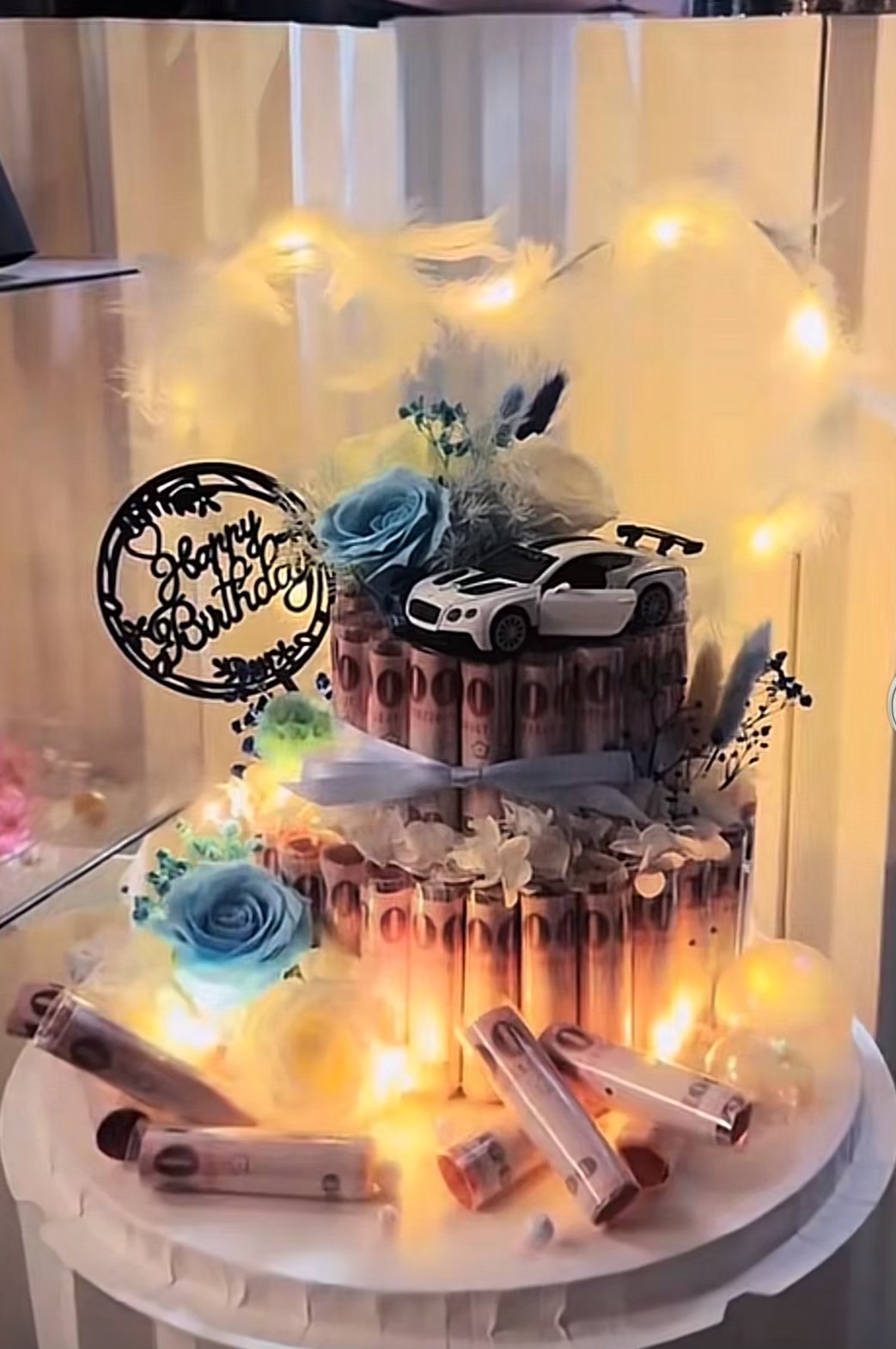 【預購客製＋部分現貨】生日蛋糕有錢花禮盒系列