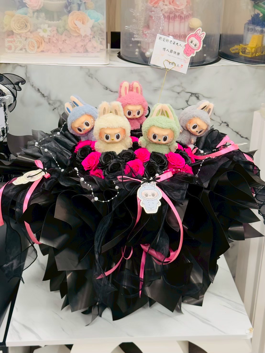 【現貨＋預購】labubu系列大型花束