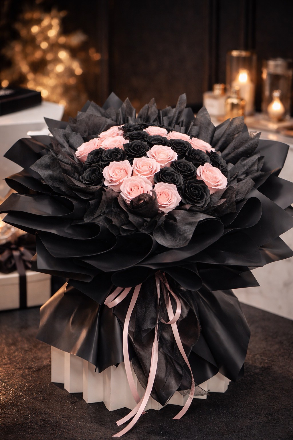 『現貨』33朵雙配色香氛網紅花束