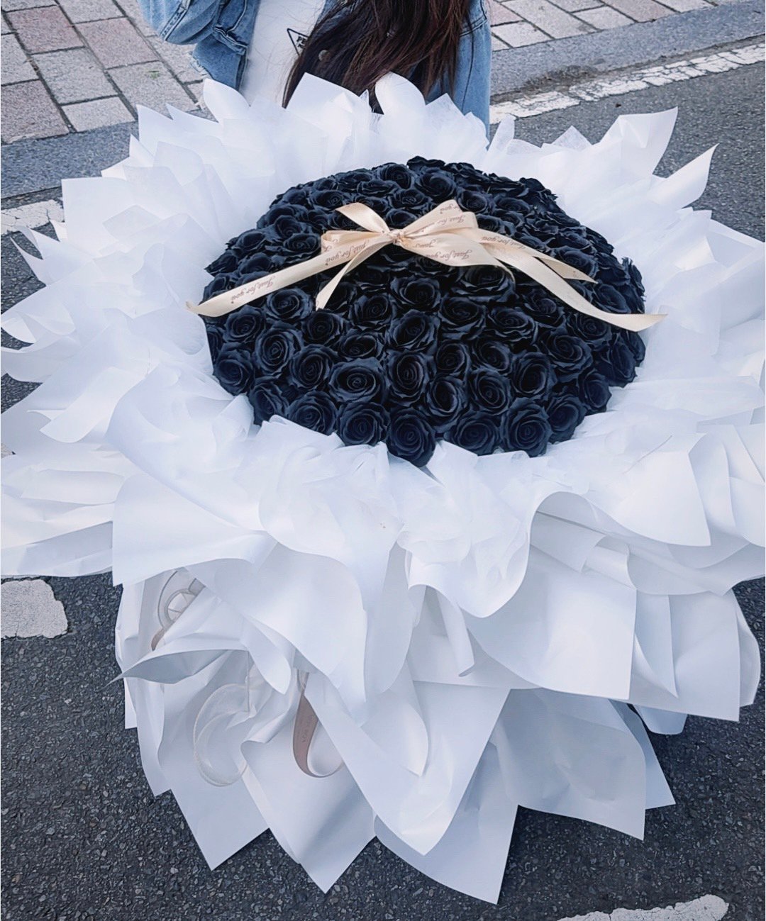 【客製化】99朵香氛大型花束／可藏禮